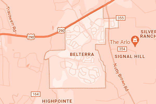 Map showing Belterra